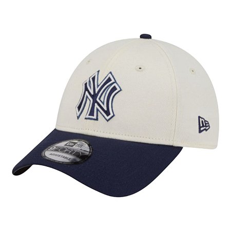 Boné New Era 940snap New York Yankees Bege e Marinho