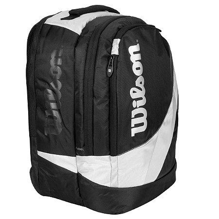 Mochila Wilson Esportiva Preta/Prata