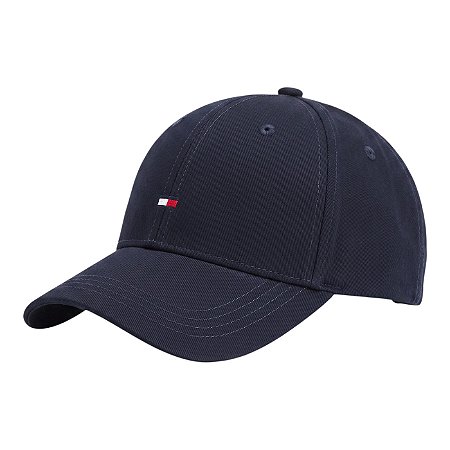 Boné Tommy Hilfiger Flag Cotton Unissex Marinho