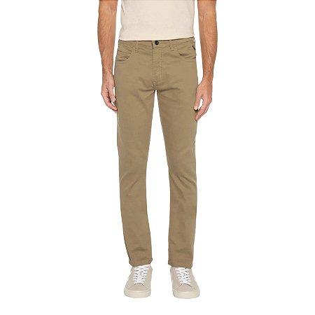Calça Reserva Slim Color Masculino Caqui