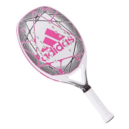 Raquete Beach Tennis Match Branco/Rosa - Adidas