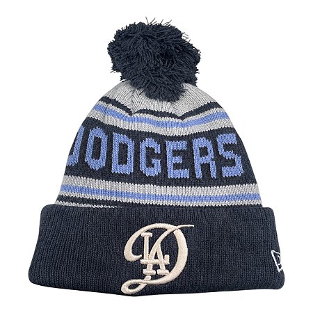 Gorro New Era Knit Los Angeles Dodgers Masculino Azul