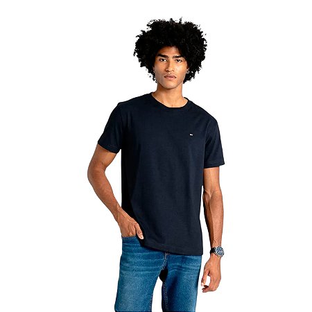 Camiseta Tommy Hilfiger Essential Cotton Marinho Masculino