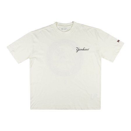 Camiseta New Era Follower Urban New York Yankees Off White