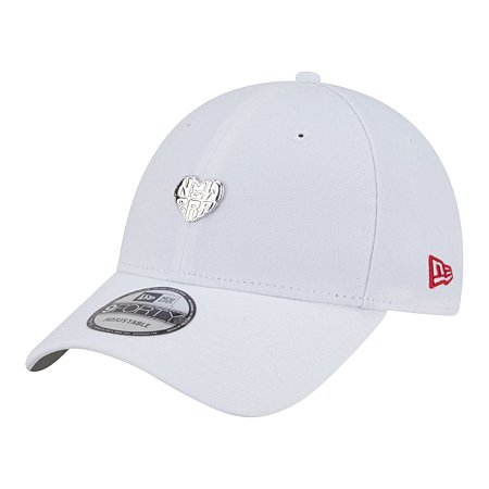 Boné New Era 940 Valentines Branco Masculino