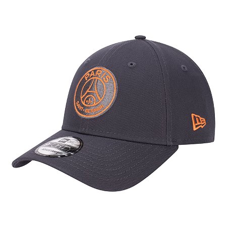 Boné New Era Pop 940 Paris Saint Germain Cinza Escuro