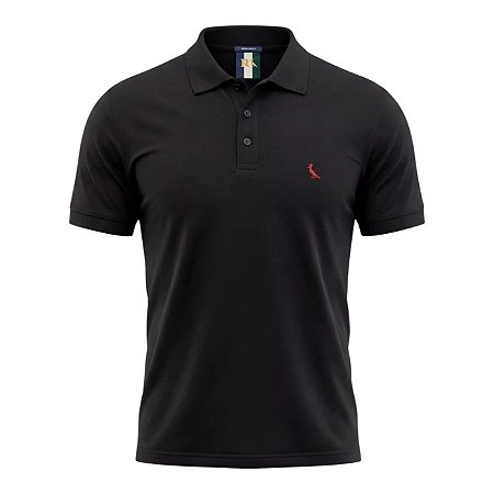 Camisa Polo Reserva Piquet New Basic Preto Masculino