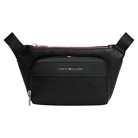 Pochete Transversal Tommy Hilfiger Central Bumbag Preto
