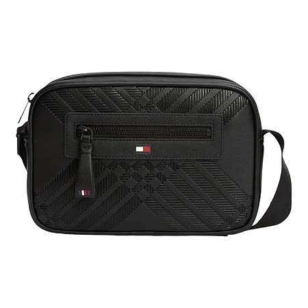 Bolsa Shoulder Bag Tommy Hilfiger Corporate Preto Masculino