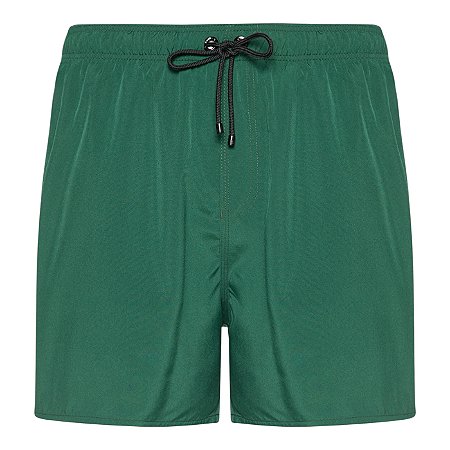 Bermuda Reserva Praia Liso Básico Masculino Verde Floresta
