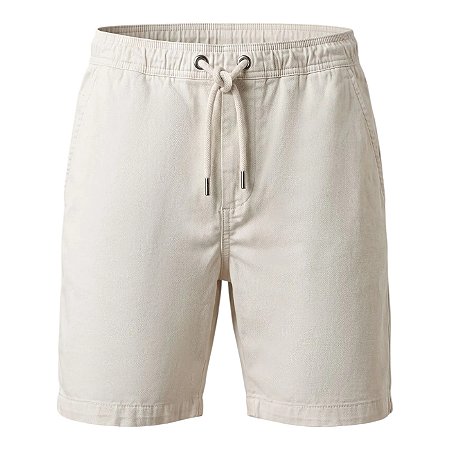 Bermuda Reserva Elástico Estonado Branco Masculino