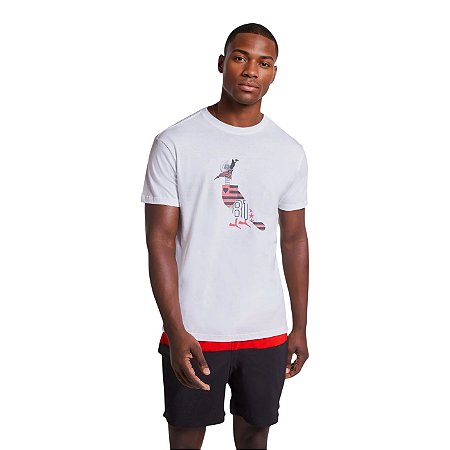Camiseta Reserva Estampada Pica Pau 81 Flamengo Branco