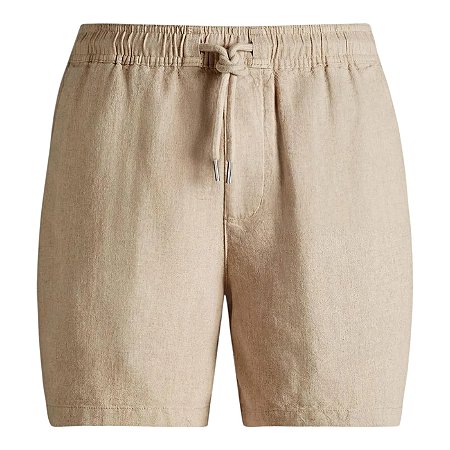 Bermuda Reserva Casual Linho Plus Natural Masculino Bege
