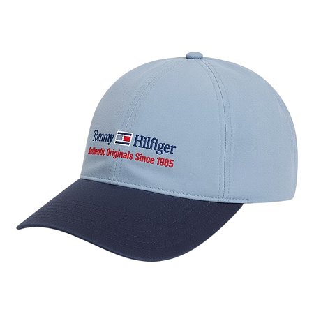 Boné Tommy Hilfiger Archive Canvas Six Panel Masculino Azul