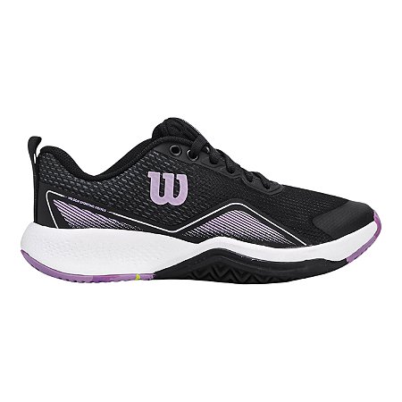 Tênis Wilson Court Preto e Lilás Feminino