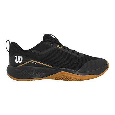 Tênis Wilson Smash Masculino Preto e Dourado