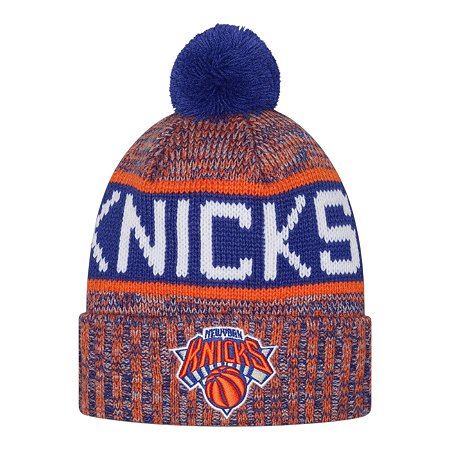 Boné New Era Knit New York Knicks Masculino Azul e Laranja
