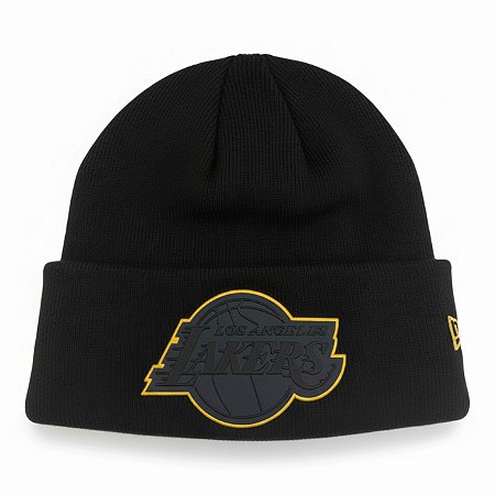 Gorro New Era Knit Chrome Los Angeles Lakers Masculino