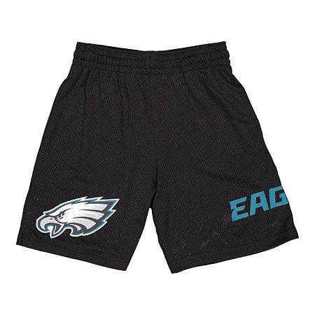 Bermuda New Era Short Philadelphia Eagles Masculino Preto