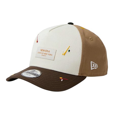 Boné New Era 940af Splash Embroidery Caqui