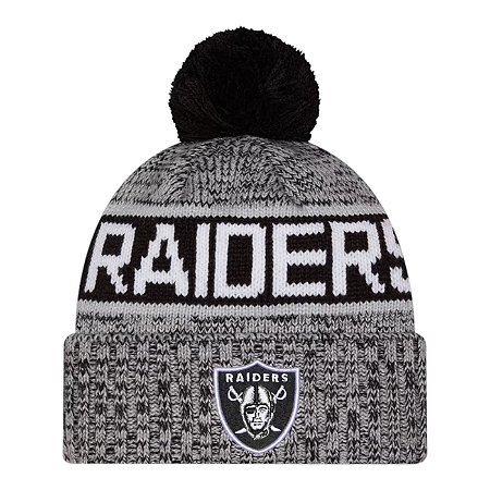 Gorro New Era Knit Tri Color Las Vegas Raiders Preto