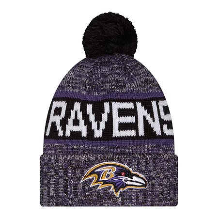 Gorro New Era Knit Tri Color Baltimore Ravens Preto