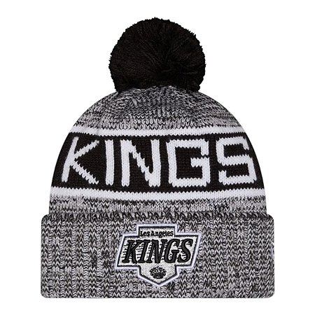 Gorro New Era Knit Tri Color Los Angeles Kings Cinza