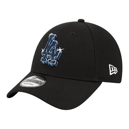 Boné New Era 940 Team Emblem Los Angeles Dodgers Preto