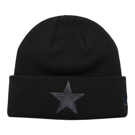 Gorro New Era Knit Chrome Dallas Cowboys Preto