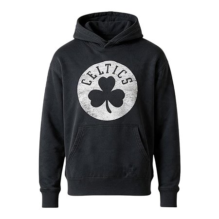 Moletom New Era Hoodpo 2089 Boston Celtics Masculino Preto