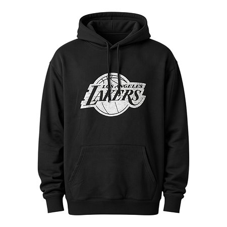 Moletom New Era Hoodpo 2089 Los Angeles Lakers Preto