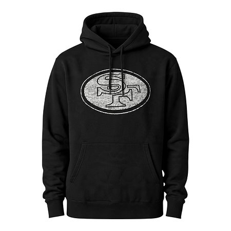 Moletom New Era Hoodpo San Francisco 49ers Preto