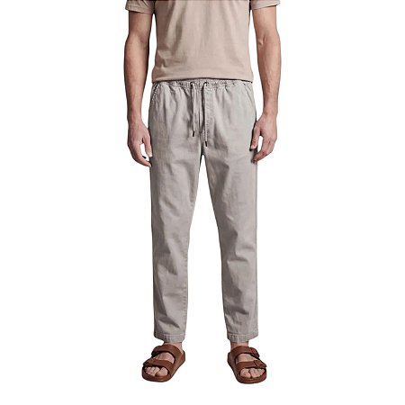 Calça Reserva Elastico Estonado Masculino Cinza Lua