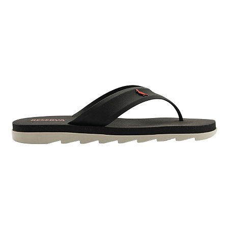 Chinelo Reserva Deck Rubber Masculino Preto