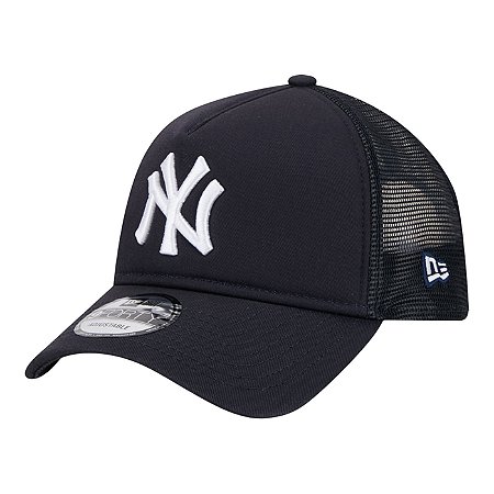 Boné New Era 940A-Frame Trucker Eg New York Yankees Marinho