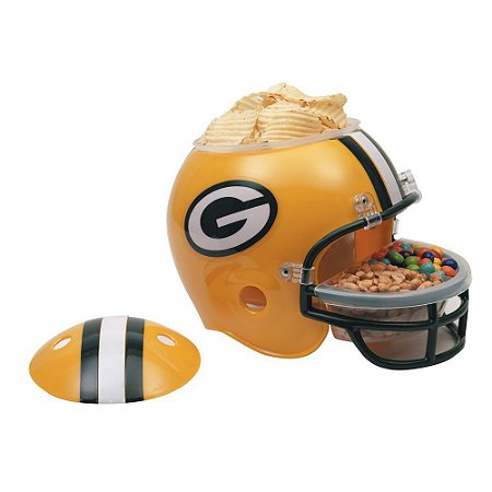 Capacete Snack Helmet Aperitivos GameDay Green Bay Packers