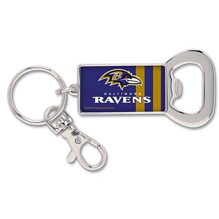 Chaveiro Abridor de Garrafas NFL Baltimore Ravens