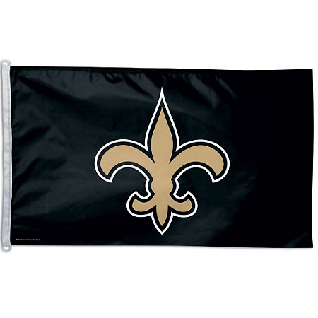 Bandeira Grande 90x150 NFL New Orleans Saints