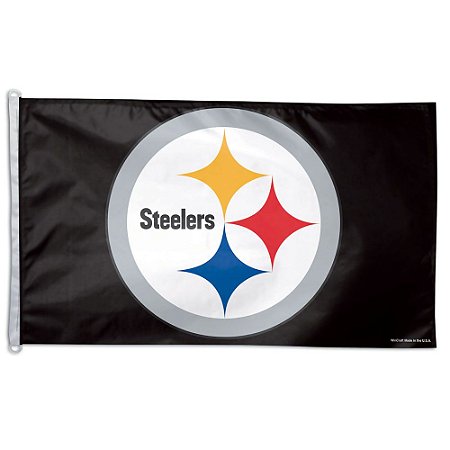 Bandeira Grande 90x150 NFL Pittsburgh Steelers