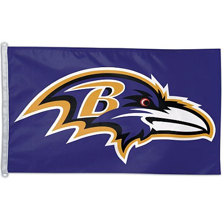 Bandeira Grande 90x150 NFL Baltimore Ravens