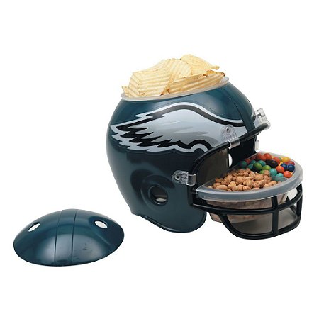 Capacete Snack Helmet Aperitivos GameDay Philadelphia Eagles