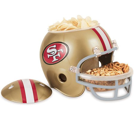 Capacete Snack Helmet Aperitivos GameDay San Francisco 49ers