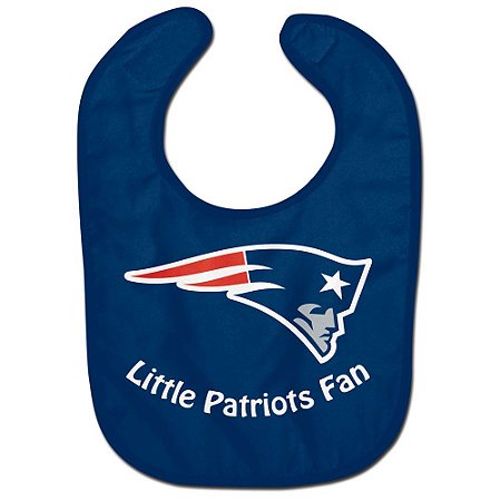 Babador Infantil Pequeno Fã New England Patriots