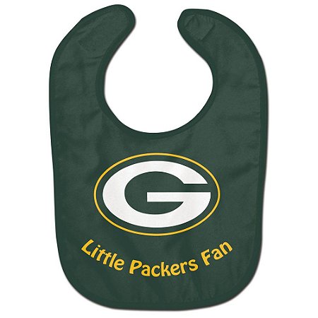 Babador Infantil Pequeno Fã Green Bay Packers