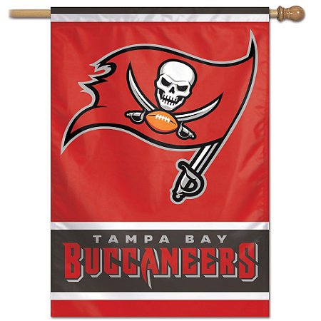 Bandeira Vertical 70x100 Logo Team Tampa Bay Buccaneers