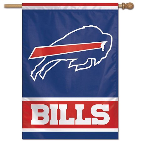 Bandeira Vertical 70x100 Logo Team Buffalo Bills