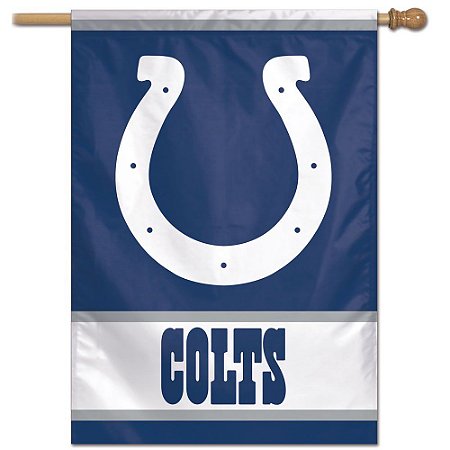 Bandeira Vertical 70x100 Logo Team Indianapolis Colts