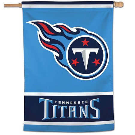 Bandeira Vertical 70x100 Logo Team Tennessee Titans