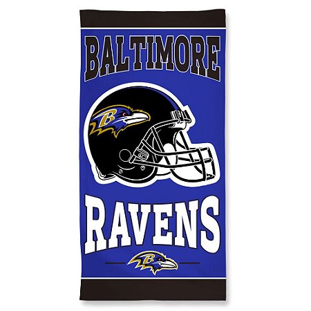 Toalha de Praia e Banho Standard Baltimore Ravens