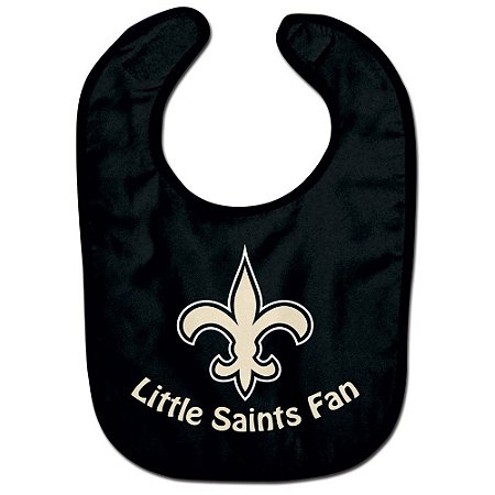 Babador Infantil Pequeno Fã New Orleans Saints